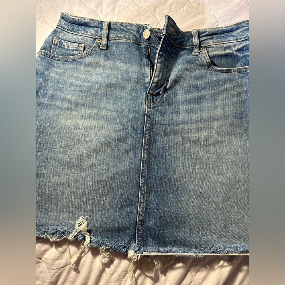 Old navy jean mid skirt